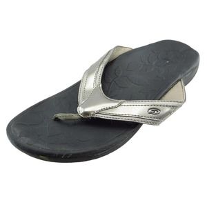 Dr. Scholl's Shoes Size 9‎ M Brown Flip Flop Synthetic Women Sandal Shoes